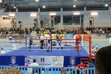 El boxeo volvió a Telde con una velada en el Pabellón Juan Carlos Hernández (Foto TA)